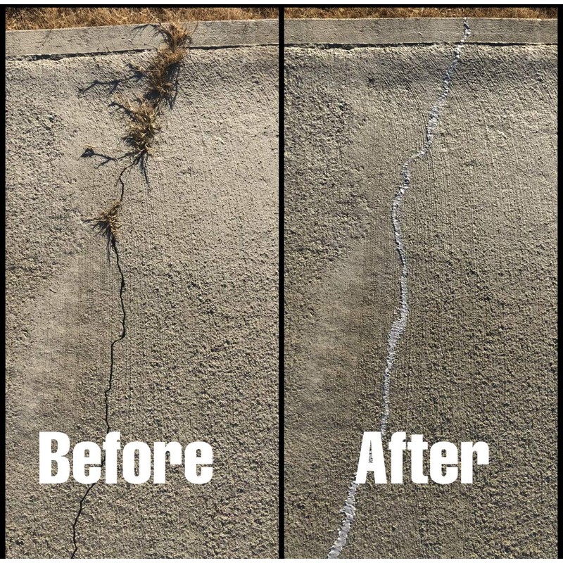 Bluestar Flexible Concrete Hairline Crack Filler (Gray), DIY - No