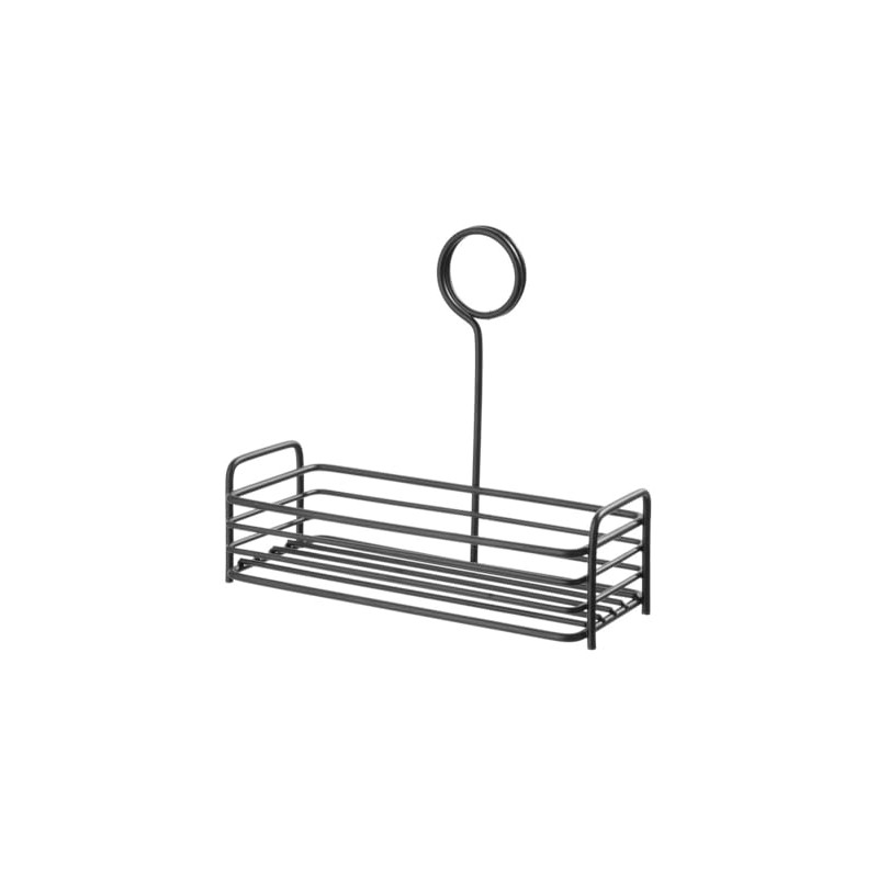 HENDI Rectangular Cruet Set, Spice Rack, 205 x 90 x