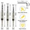 3 Pieces of Self Centering Hinge Drill Bit Kit, Quick
