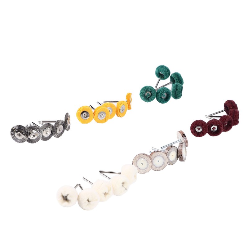30Pcs Polishing Buffing Wheel Kit Metal Rust Removal with 0.4cm
