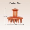 Silicon Scalp Massage Comb - Hair Oil Applicator Brush with
