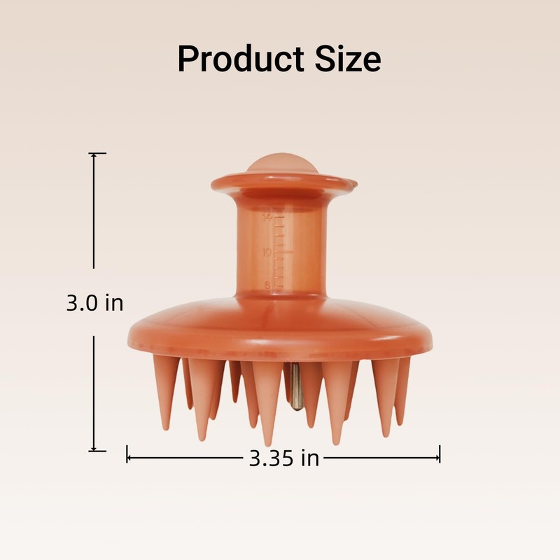Silicon Scalp Massage Comb - Hair Oil Applicator Brush with