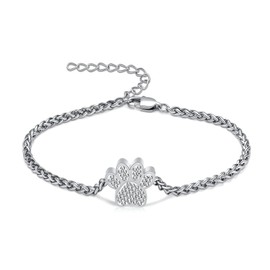 QGJNSGC Paw Urn Bracelet for Ashes Dog Cat Pet Paw Print Cremation Jewellery for Pet Ashes Animal Keepsake Memorial Charm Pendant Bracelet