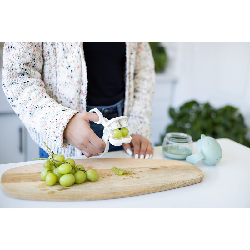 Ubbi Grape Cutter for Kids, Fruit and Vegetable Slicer, Safe