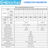 E-WeiChat EW-LP12 Industrial Waterproof Connector IP68 Quickly Plugging Aviation Connector