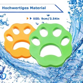 Ywwltt Pet Hair Remover Washing Machine, 4 Pack Laundry Hair Catcher Washing Machine, Cat Hair Remover Washing Machine, Hair Remover for Laundry, for Dog Hair, Cat Fur and All Pets