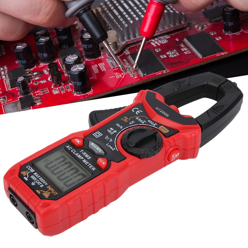 Digital Clamp Multimeter Accurate Voltage Current Tester Electrician Repair Tool