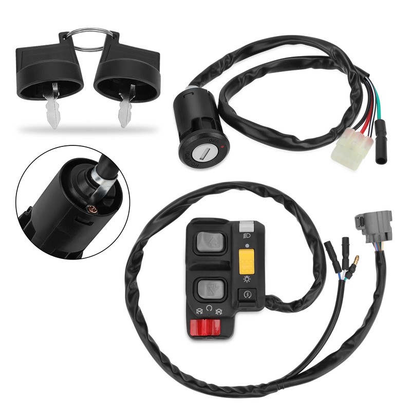 M MATI Handlebar & Key Switch for Honda Recon 250