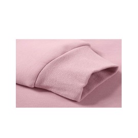 Haellun Womens Casual Winter Warm Fleece Sherpa Lined Pullover Hooded Sweatshirt (Pink, Small)