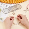 PH PandaHall Steel Memory Wire for Bracelet Making, 100 Loops