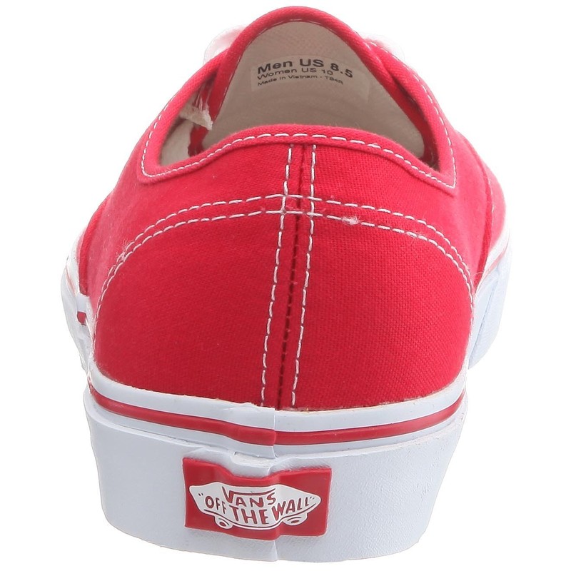 Vans VN000EE3RED Zapatillas de Tenis Unisex, Color Rojo/Blanco, 26