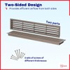TURvent 17.7" x 3.6" Door Vents for Interior Doors -