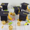 TrlaFy 30Pcs Graduation Cap Candy Boxes Black Graduation Gifts Boxes