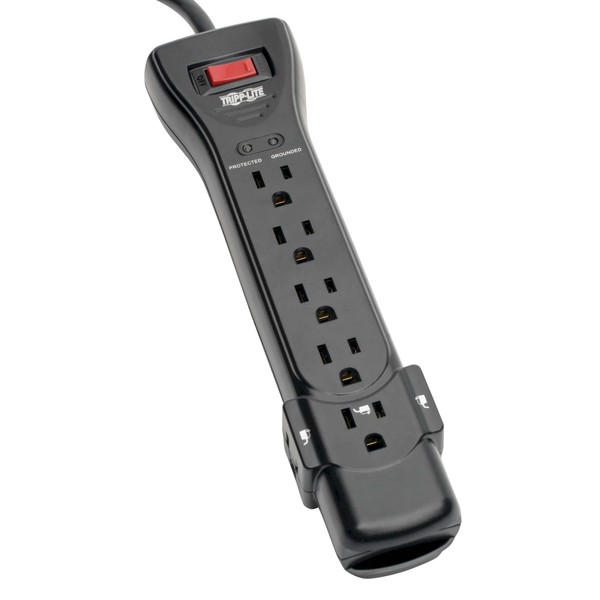 Tripp Lite 7 Outlet Surge Protector Power Strip, Extra Long