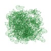 100 Pcs Green Cute Paper Clips Cat Shaped Fun Bookmark