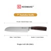 KEEMAKE Santoku Knife Set of 2pcs, Japanese Chef Knife Set