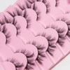 AKARA Natural Eyelashes, 7 Pairs, 3D False Eyelashes, Fake Lashes,