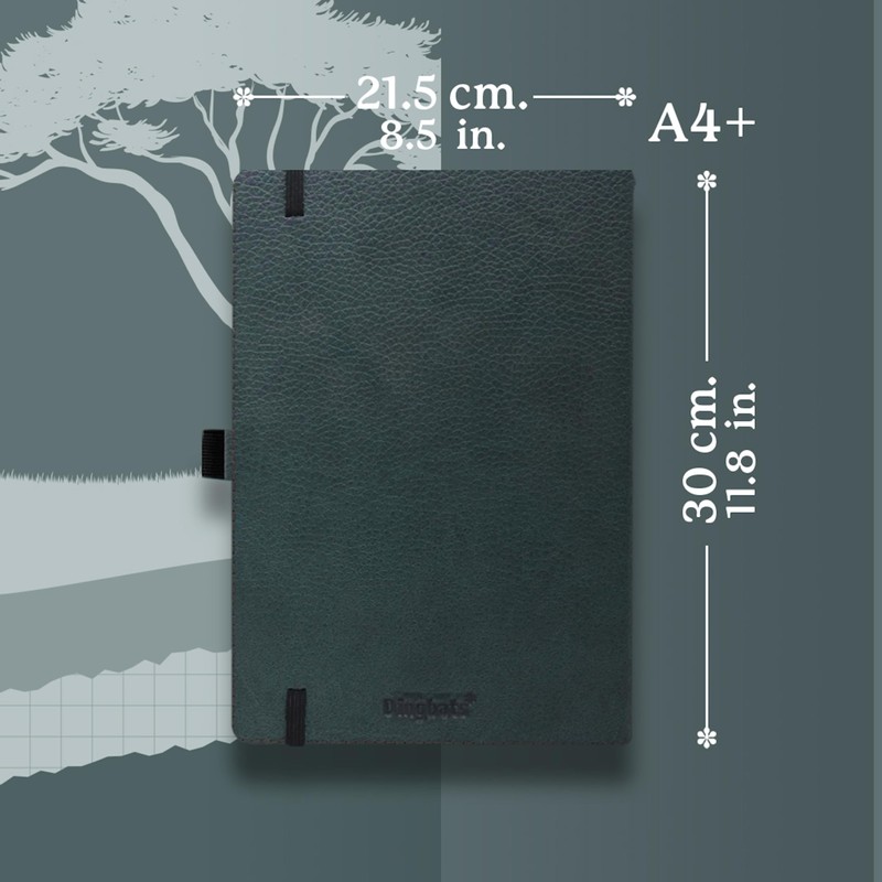 Dingbats* - Wildlife Plain Extra Large A4 Notebook - PU
