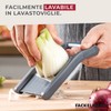 Fackelmann Compact Slicer, Vegetable Slicer with Stainless Steel Blade, Grater