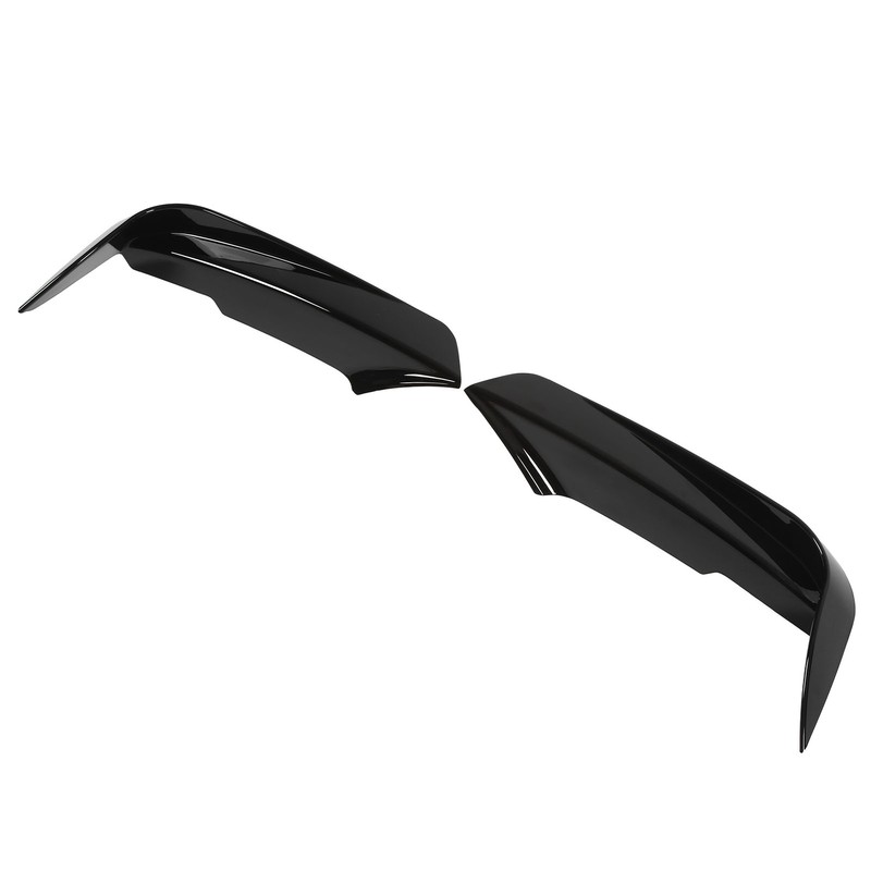 2pcs Front Bumper Vent Canard Splitter Left Right ABS Wind