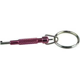 Savage Island Universal Handcuff Key with Keyring Pink