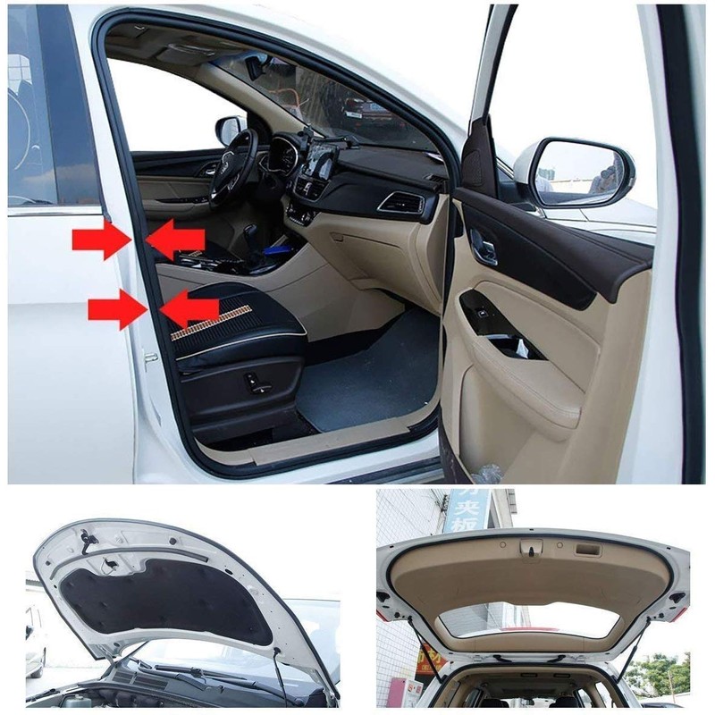 Focous Car Door Mall, D Shape, 32.8 ft (10 M+5