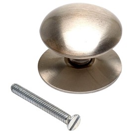 Merriway BH05197 Door Knob Satin Nickel Victorian 32mm