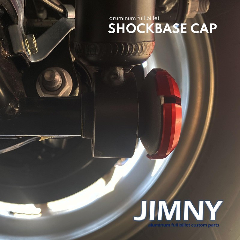 alumania SHOCKBASE CAP 【RED】 for Jimny JB64 Sierra JB74 1