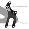 Dilwe Bicycle Disc Brake Adapter Converter, Aluminium Alloy 126 g