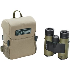 Bushnell Prime 10x42 Binocular and Vault Bino Caddy Combination Pack, Waterproof Hunting Binocular with Rugged Binocular Pouch for Hunting, Bird Watching and Hiking