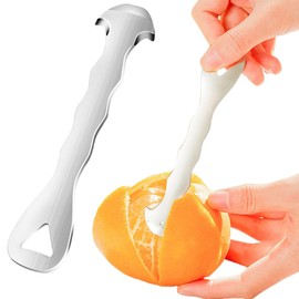 Grapefruit Peeler, Lemon Zester Peeler, Easy and Quick Peeling, Long Handle, Kitchen Peeler Tool, Handheld Fruit Orange Peeler, for Citrus Fruits, Creative