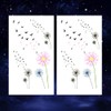 Oottati Small Cute Temporary Tattoo Dandelion Hand (Set of 2)