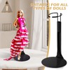 Yaocom 12 Pcs Doll Stand Action Figure Stands with Expandable