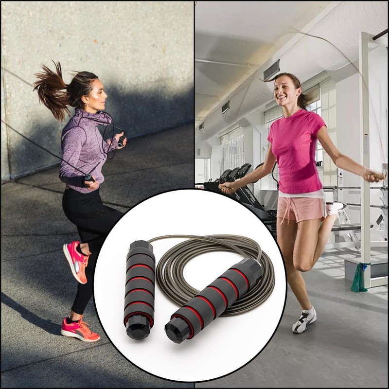 Ram® Skipping Rope Men Womens Kids Gym Adjustable Skipping Rope