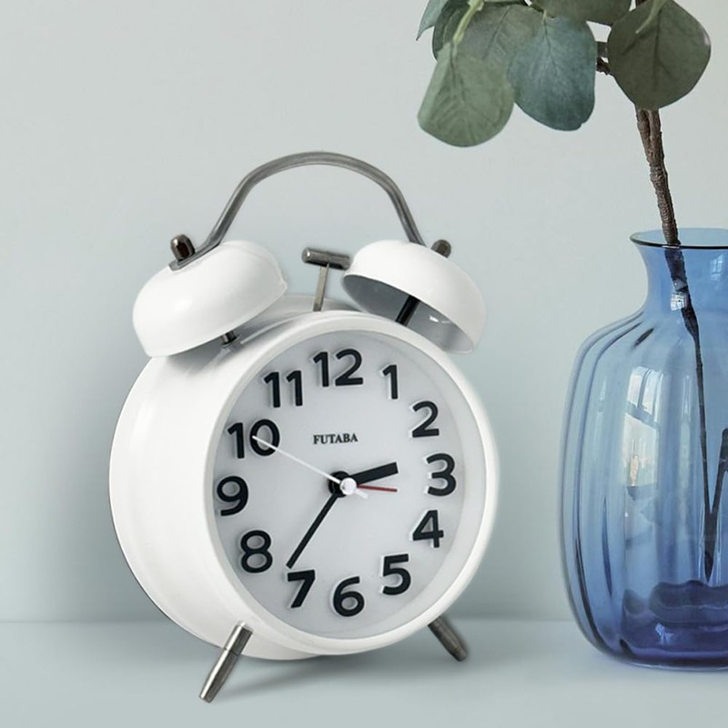 Loud Alarm Twin Bell Alarm Clock – for Heavy Sleepers,
