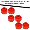 Front & Rear Body Cab Mount Bushing Kit 12 Pcs