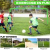 RUNBOW 11x5.5 ft Portable Kids Soccer Goal for Backyard Adult