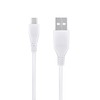 Digipartspower 3.3ft White Micro USB Charging Power Cable Cord for