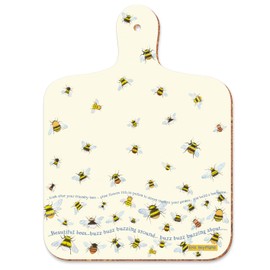 Buzzing Bees - Emma Ball Colourful Mini Kitchen Chopping Board - 23.5cm