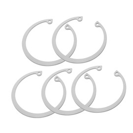 BUGUUYO 5pcs Stainless Steel Circlip Assortment Set Durable Internal External Snap Rings for Versatile Applications Easy Installation Resistant Retaining Rings for Industrial and Home