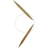 Clover Takumi Bamboo Circular 16-Inch Knitting Needles, Size 11
