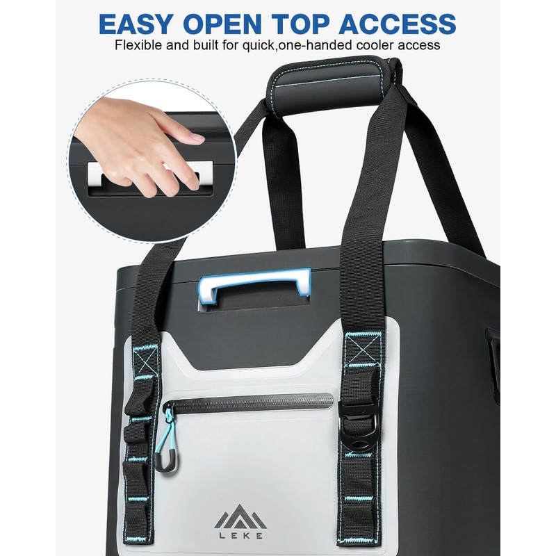 Lekesky Soft Cooler Bag 20 Can, Leakproof Insulated Cooler Backpack,