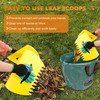 Sickle Garden Tool Set, Long Handle Weeding Sickle with Serrated