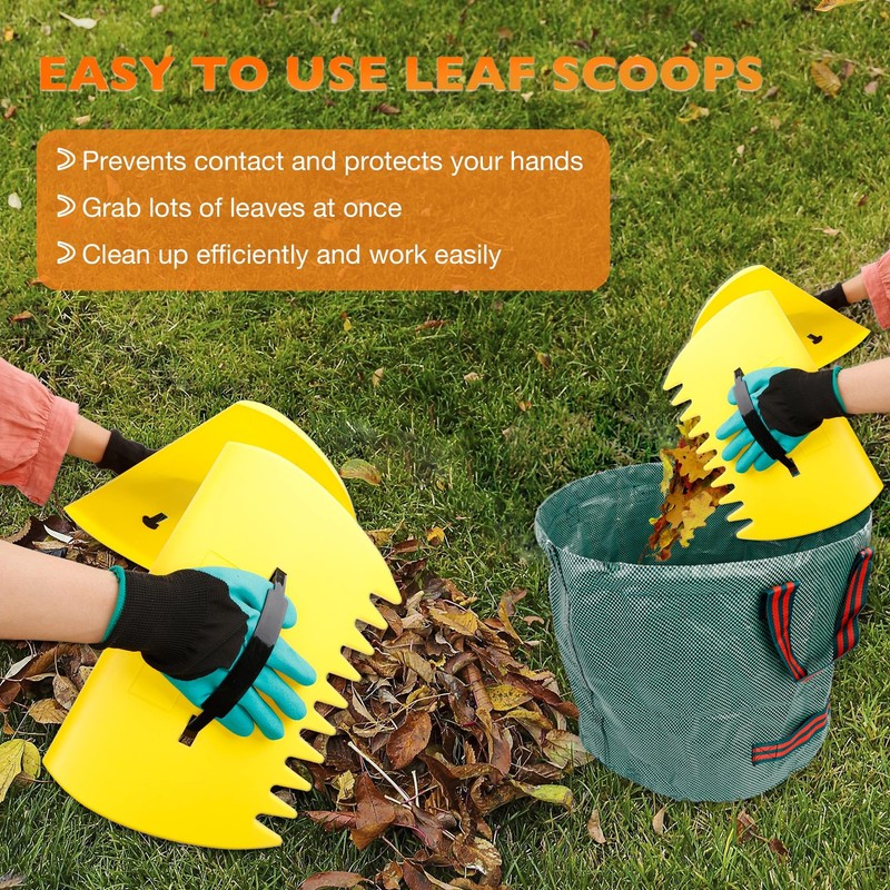 Sickle Garden Tool Set, Long Handle Weeding Sickle with Serrated