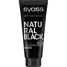 【Syoss】 Color Treatment FOR MEN Natural Black (Hair Color for Men, White Hair Dye) 6.3 oz (180 g) (x 1)