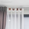 Framendino, 12 Pack Western Cowboy Pendant Shower Curtain Hooks Stainless