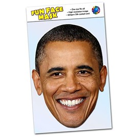 Party People 1 x Barack Obama - Celebrity Face Mask - Ready To Wear - Barack O