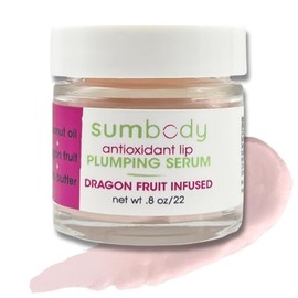 Sumbody Overnight Lip Mask Plumping Butter, Shea Butter | Deep Hydration, Antioxidant Rich Dragon Fruit Oil, Vitamin Rich Serum, Natural Food Grade