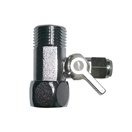 Malida Ball Valve Water Faucet Tap Feed Water Filters RO Reverse Osmosis (1, Conjoined,1/2" x 1/2" x 1/4")