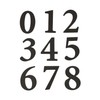 Hy-Ko Packaged Numbers & Letters, DIY Address Number Stickers for